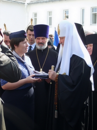 Встреча "Витязей" с Патриархом в г.Городце (12 сентября 2009 г)